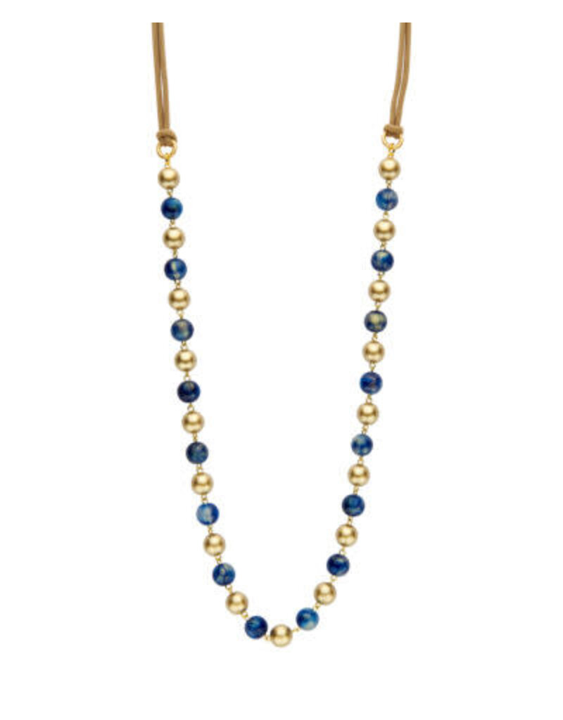 Les Cordes DALILANG COLLIER BLAUW