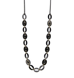 Les Cordes KARLALANG COLLIER ZWART