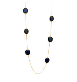 Les Cordes KOLLILANG COLLIER DONKERBLAUW