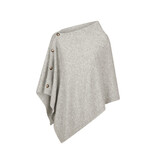 Les Cordes LCPONCHO2 PONCHO LICHT GRIJS