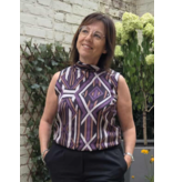 ARTIGLI ACBL003240-BLUSA SMANICATA-MULTICOLOR