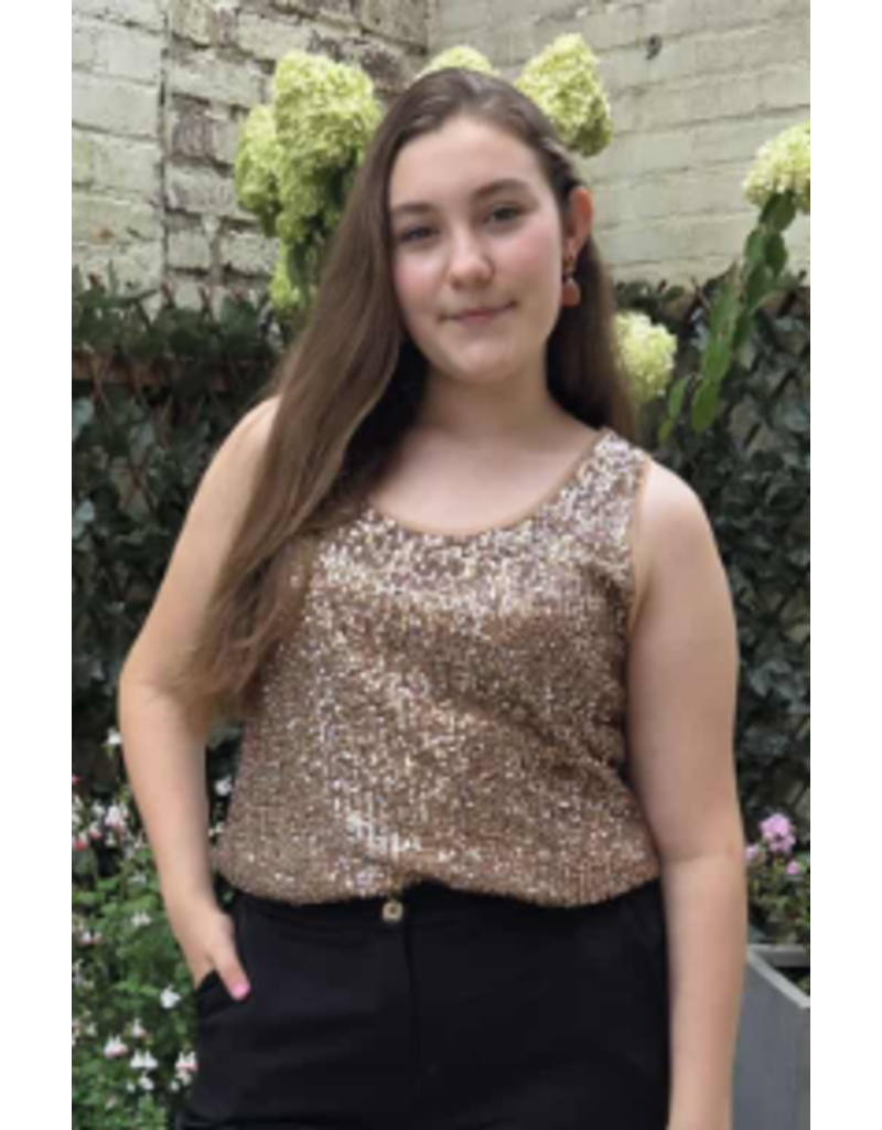 ARTIGLI ACCN003138-CANOTTA PAILETTES-BRONZO