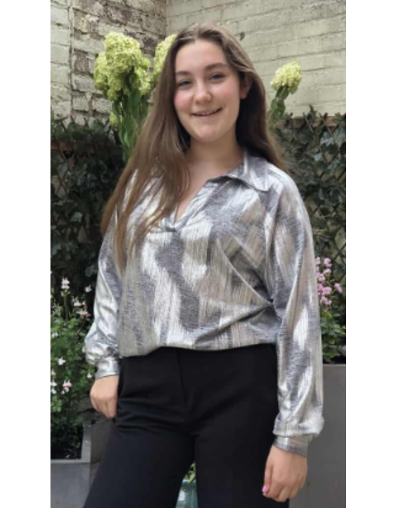 Mondieux Madame MONDIEUX MADAME BLOESE GRIJS GLAMOUR