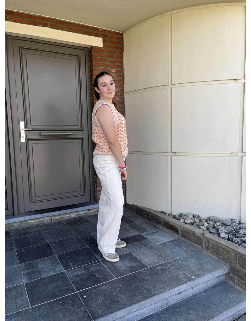 C'est Beau la Vie! 66CB2JE100-PANTALON-ECRU