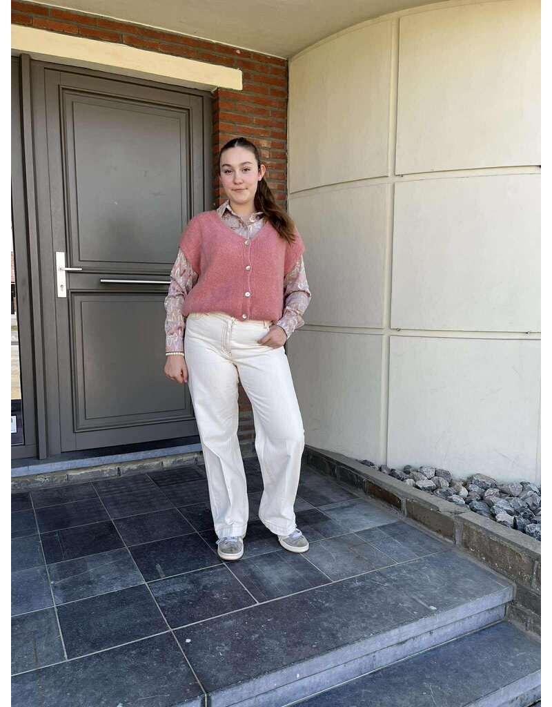 C'est Beau la Vie! 66CB2JE100-PANTALON-ECRU