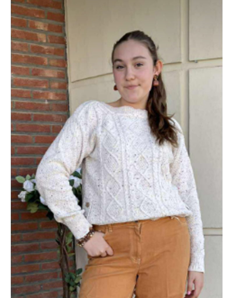 MDM 3.50.436.57-SWEATER-MULTI ECRU