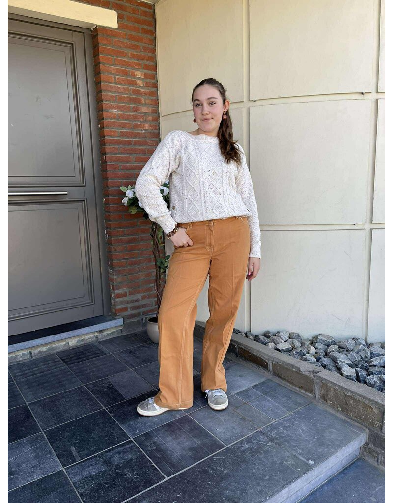 C'est Beau la Vie! 66CB2JE100-BROEK-CARAMEL