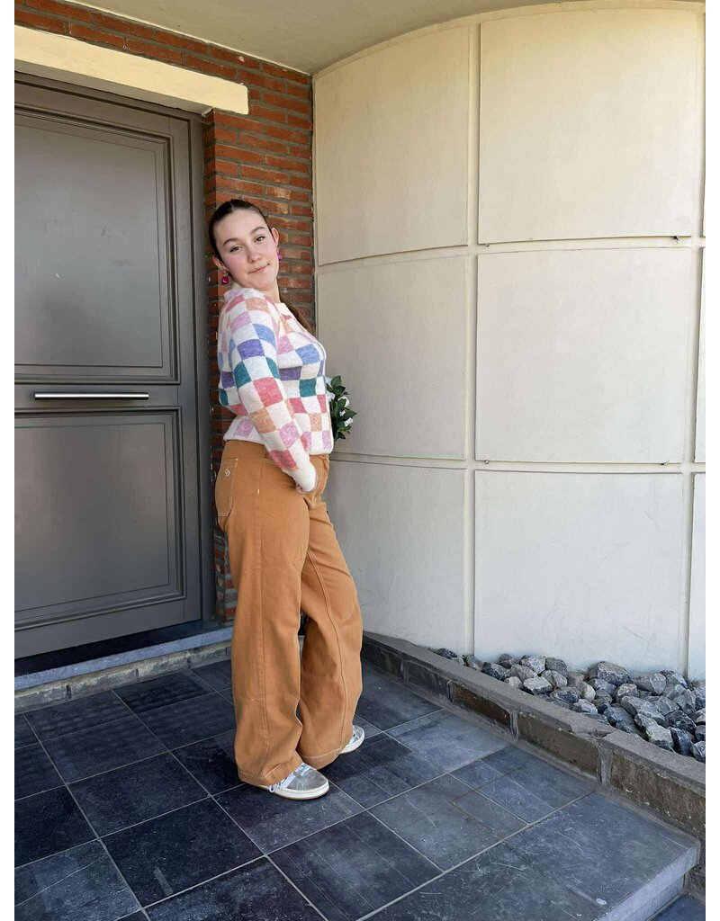 C'est Beau la Vie! 66CB2JE100-BROEK-CARAMEL