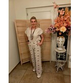 Mondieux Madame MM-BROEK-ECRU/PRINT