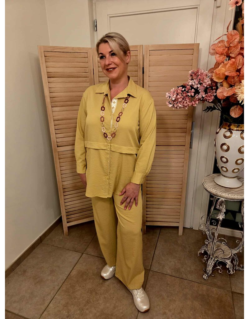 Mondieux Madame MM-BLOUSE-GEEL