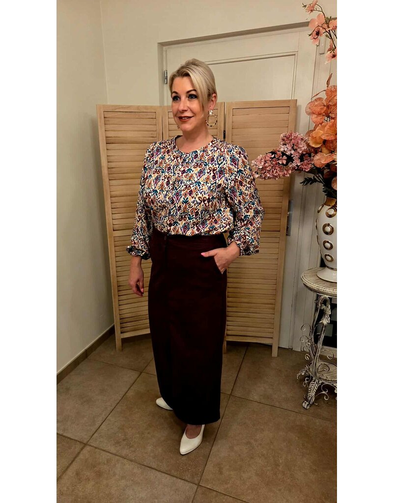 C'est Beau la Vie! 66CB2CH604-BLOUSE-ECRU