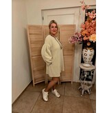 JUST WOMAN BY MATTEO CARENNO B514 DRESS OFF-WHITE