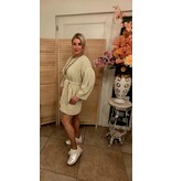 JUST WOMAN BY MATTEO CARENNO B514 DRESS OFF-WHITE