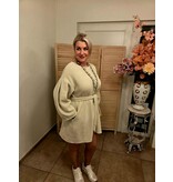 JUST WOMAN BY MATTEO CARENNO B514 DRESS OFF-WHITE
