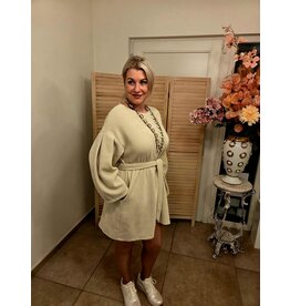 JUST WOMAN BY MATTEO CARENNO B514 DRESS OFF-WHITE