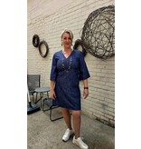 JUST WOMAN BY MATTEO CARLINO B514 DRESS BLUE