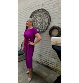 JUST WOMAN BY MATTEO OTRANTO B514 DRESS MAGENTA