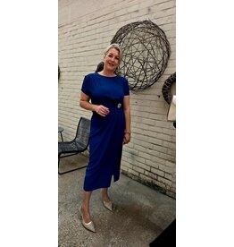 JUST WOMAN BY MATTEO OTRANTO B514 DRESS BLUE