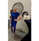 JUST WOMAN BY MATTEO OTRANTO B514 DRESS BLUE