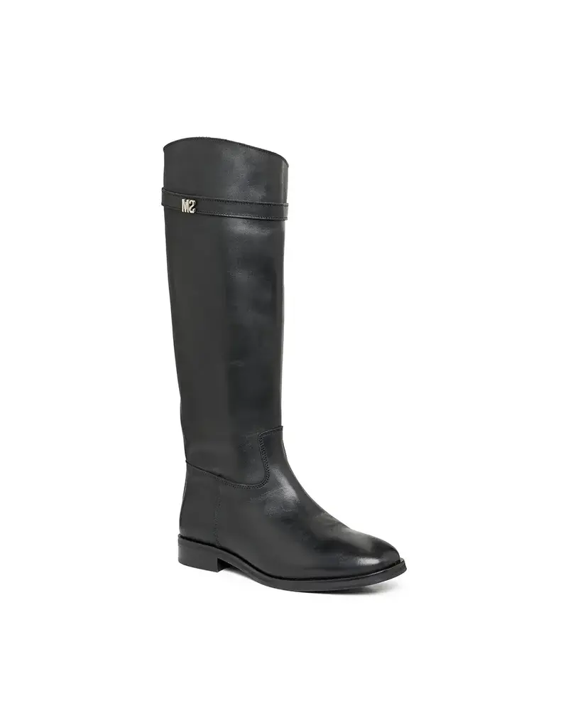 STEVE MADDEN 11004728-NOVI-BLACK LEATHER