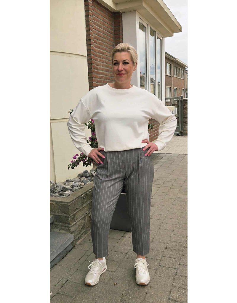 YES-ZEE 01P382-PANTALONE CHINOS-VARIANTE GRIGIO