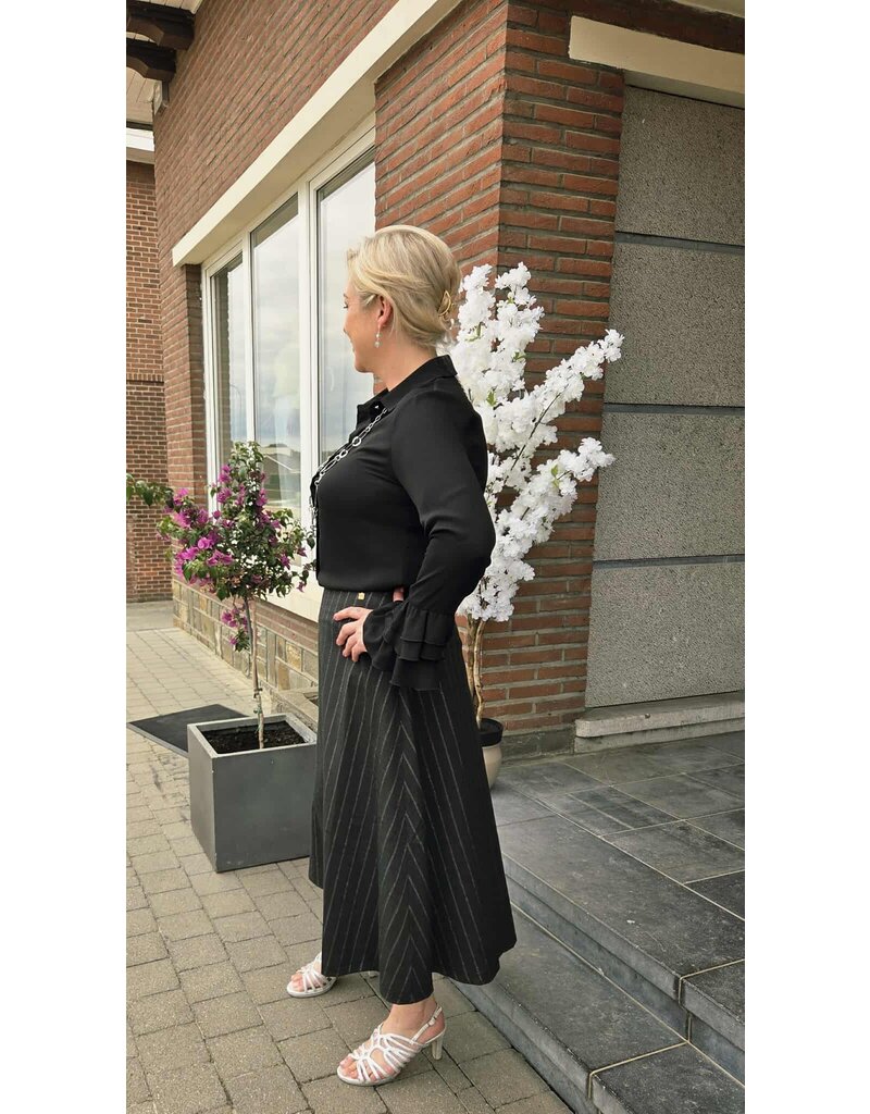 Mondieux Madame MONDIEUX MADAME ROK ZWART STREEP