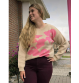 MDM 3.50.210.16-SWEATER-BEIGE/PINK