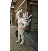 YES-ZEE 01P370-PANTALONE PUNTO MILANO-AVORIO