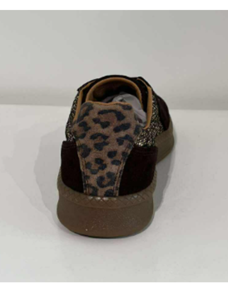 STEVE MADDEN 11004942-ELINAH-SUEDE/GOLD GLITTER