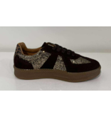 STEVE MADDEN 11004942-ELINAH-SUEDE/GOLD GLITTER