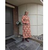 Smashed Lemon 25572-DRESS-MULTI RED