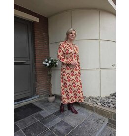 Smashed Lemon 25572-DRESS-MULTI RED