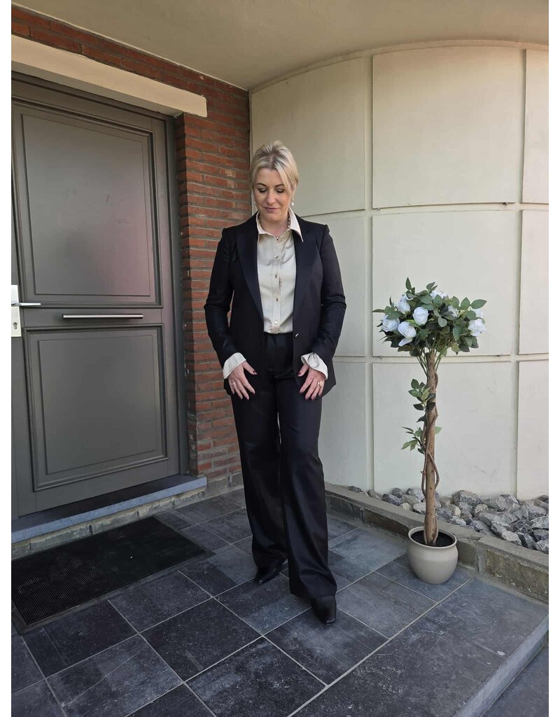 YES-ZEE 01G017-GIACCA DONNA-NERO
