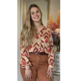 Smashed Lemon 25571-BLOUSE-MULTI RED