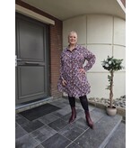 POMME ROUGE PARIS OVERHEMDJURK MET PRINT CC6516 VIOLET