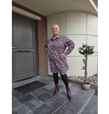 POMME ROUGE PARIS OVERHEMDJURK MET PRINT CC6516 VIOLET