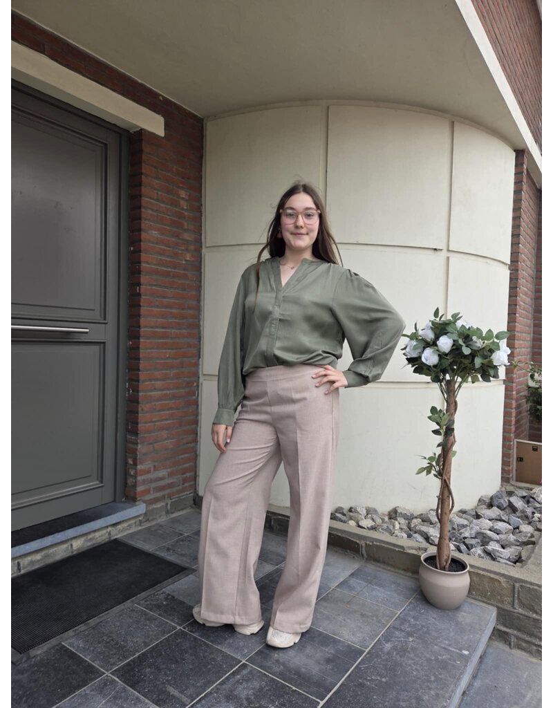Smashed Lemon 25611-BLOUSE-KAKI