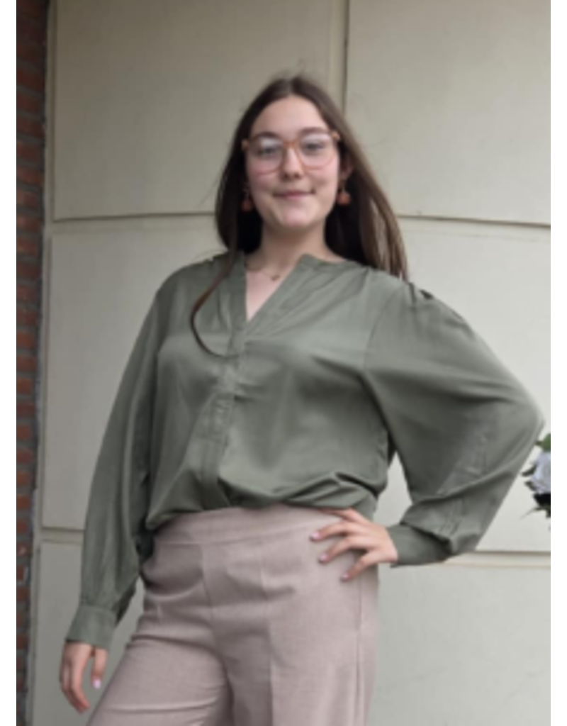 Smashed Lemon 25611-BLOUSE-KAKI