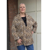 POMME ROUGE PARIS BLAZE MET LUIPAARDPRINT C6528 CAMEL
