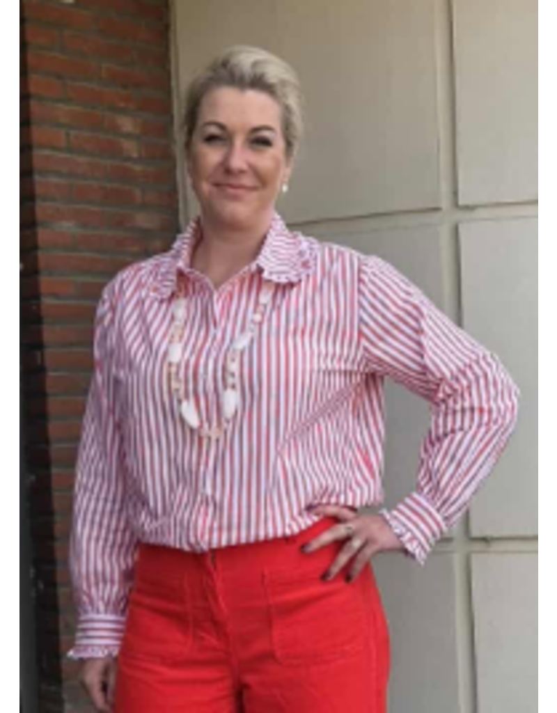 C'est Beau la Vie! 66CB2CH204-CHEMISE-ROUGE