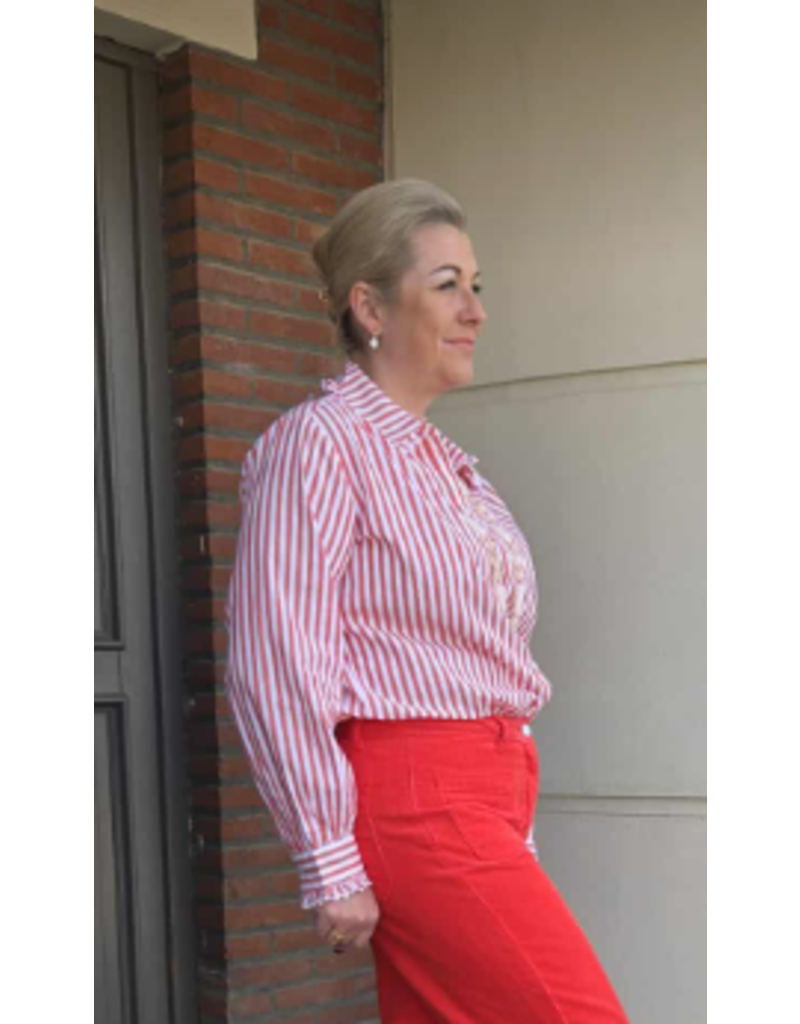 C'est Beau la Vie! 66CB2CH204-CHEMISE-ROUGE