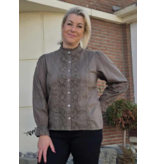 C'est Beau la Vie! 66CB2CH203-CHEMISE-DARK OLIVE