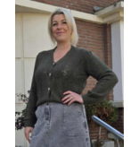 Julie Guerlande 66JG2GI000-GILET-VERT KAKI