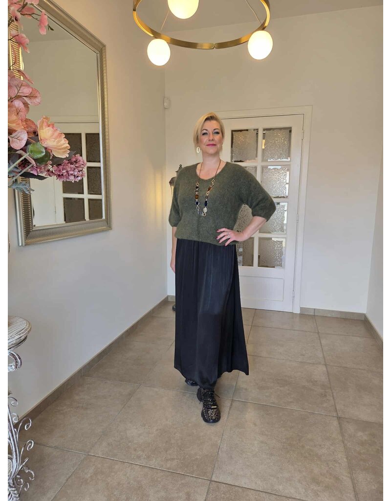 C'MELODIE LANGE ROK-ZWART