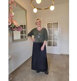 C'MELODIE LANGE ROK-ZWART