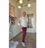 Julie Guerlande 66JG2PS002-PANTALON-GRENAT