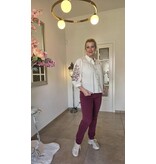 Julie Guerlande 66JG2PS002-PANTALON-GRENAT