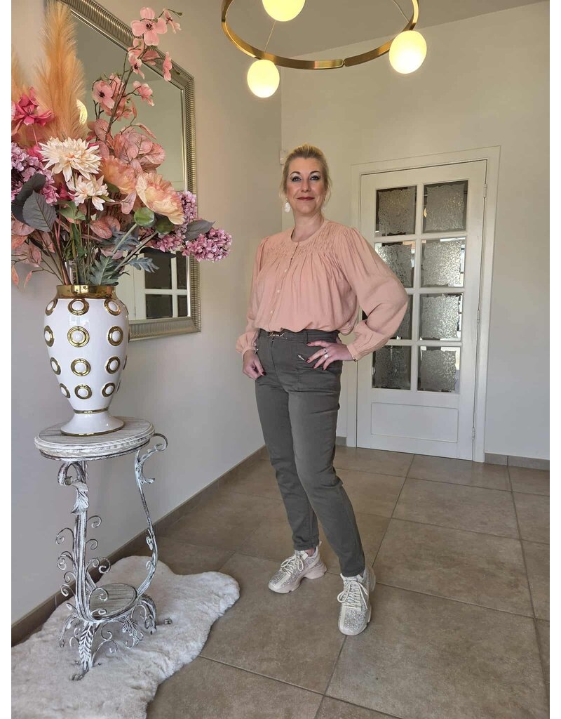 Julie Guerlande 66JG2PS015-PANTALON-VERT KAKI