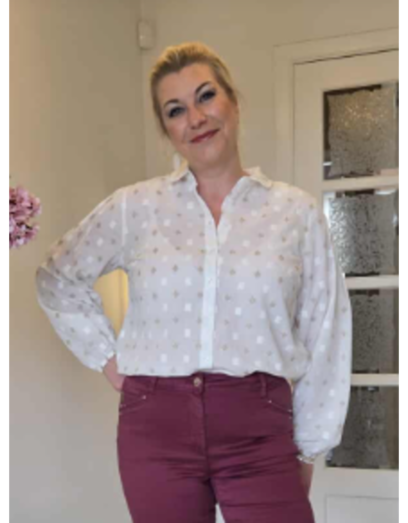 C'est Beau la Vie! 66CB2CH104-CHEMISE-ECRU