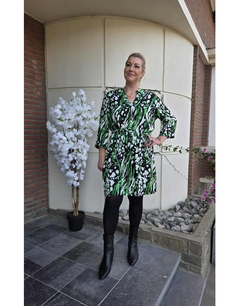 Smashed Lemon 25679-DRESS-GREEN MULTICOLOR